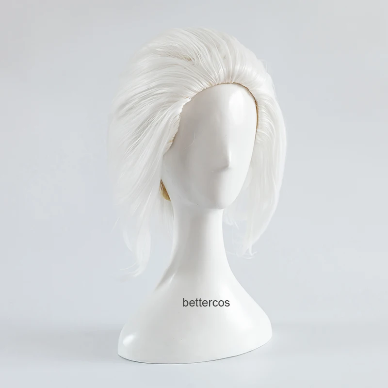 Парик для косплея маленькой Русалочки Урсула белые короткие термостойкие