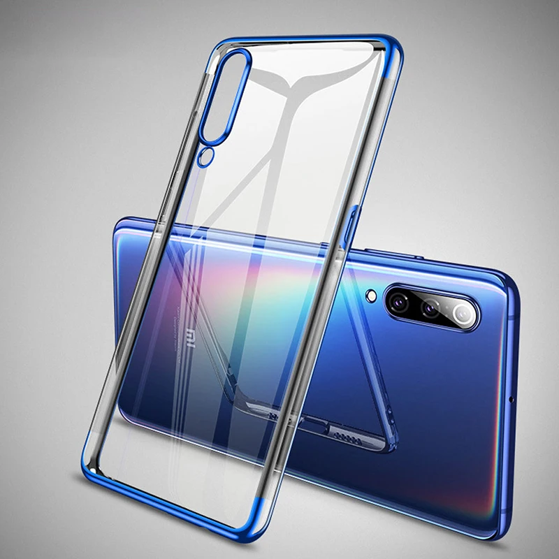 Чехол Raugee для Xiaomi Mi 9 Lite роскошный чехол-бампер прозрачный мягкий чехол из ТПУ Для