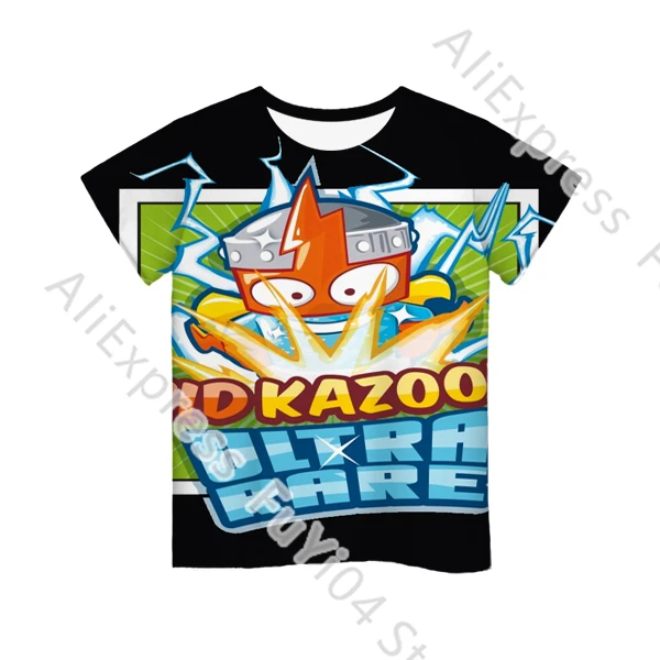 Детские футболки с 3D-принтом для мальчиков топы коротким рукавом мультяшная