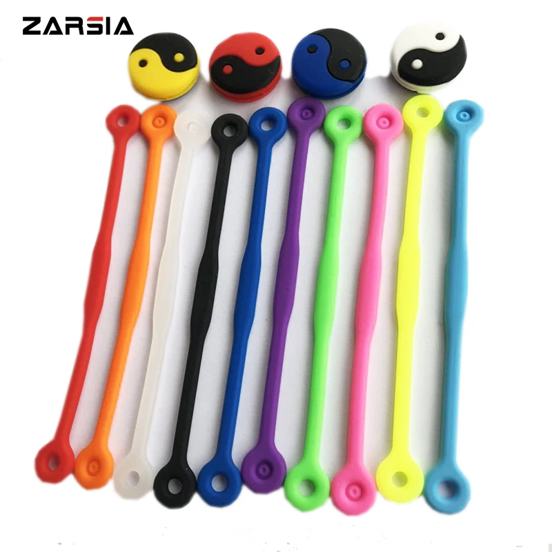 10 шт. ZARSIA тайцзи с бантиком для тенниса гасителем колебаний со смайлами из