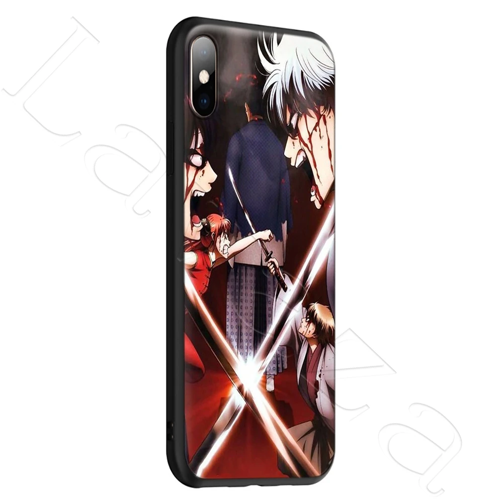 Силиконовый мягкий чехол Lavaza GINTAMA для iPhone 12 Mini 11 Pro XS Max XR X 8 7 6 6S Plus 5 5S SE | Мобильные