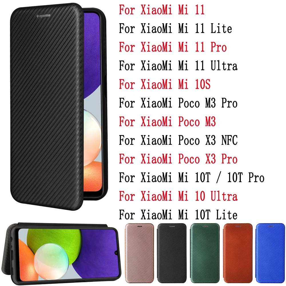 

Sunjolly для XiaoMi Mi 11 Pro Lite Ultra 10S 10T Lite 10 Ultra 10T Pro Poco M3 X3 Pro NFC Чехол кожаный флип-кошелек