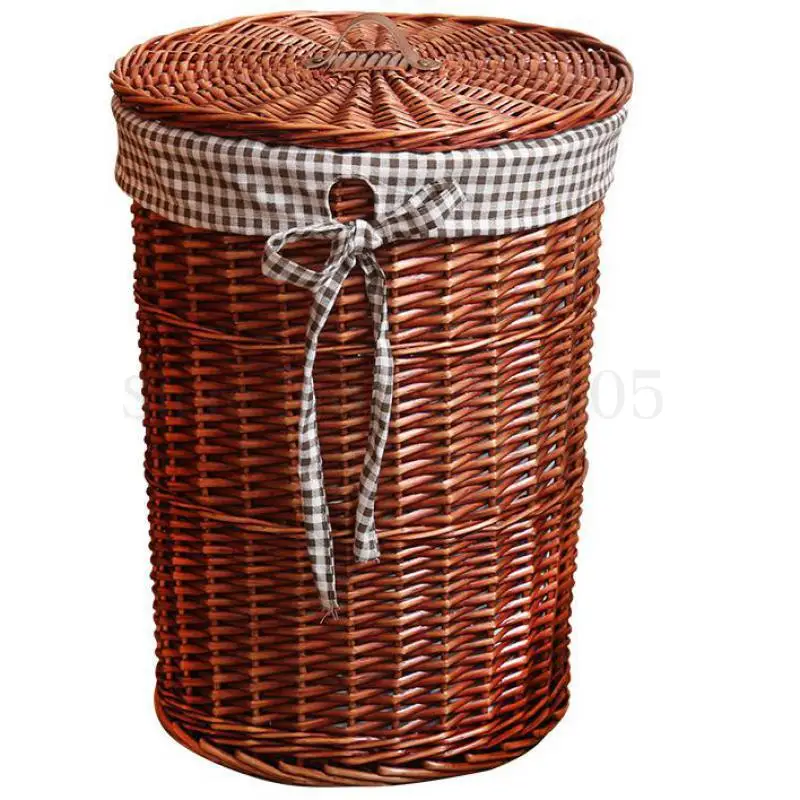 Корзина для грязной одежды корзина из ротанга плетеная ивы коллекционная рамка |