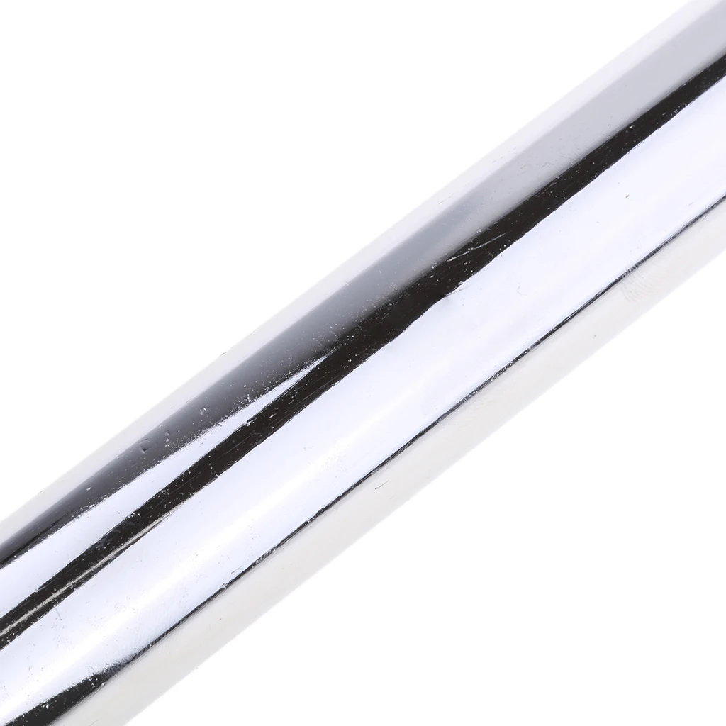 Серебряный мотоциклетный руль 22 мм стальной Тяговый прямой бар Круизер Кафе Racer |