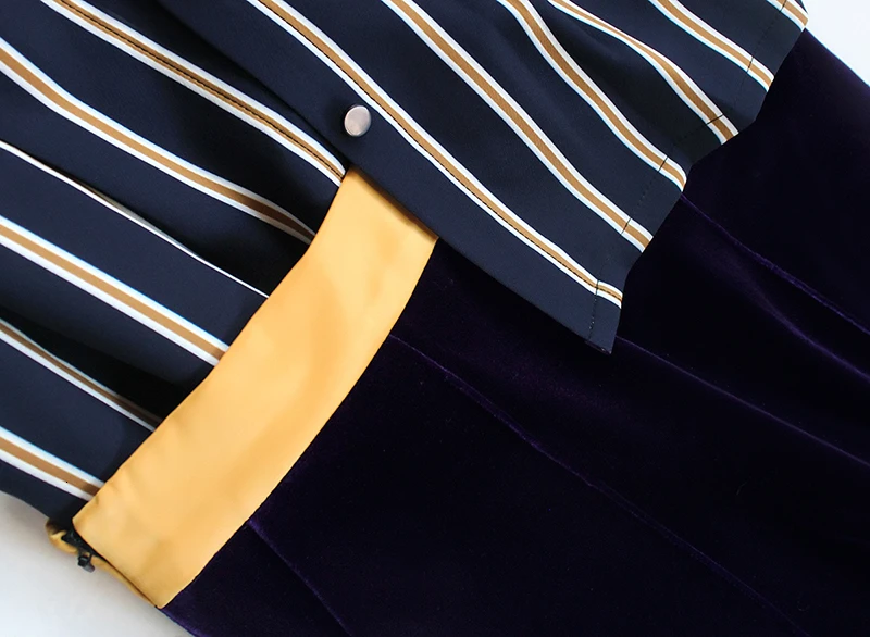 TWOTWINSTYLE полосатые рубашки с длинными рукавами и воротником лацканами эластичные