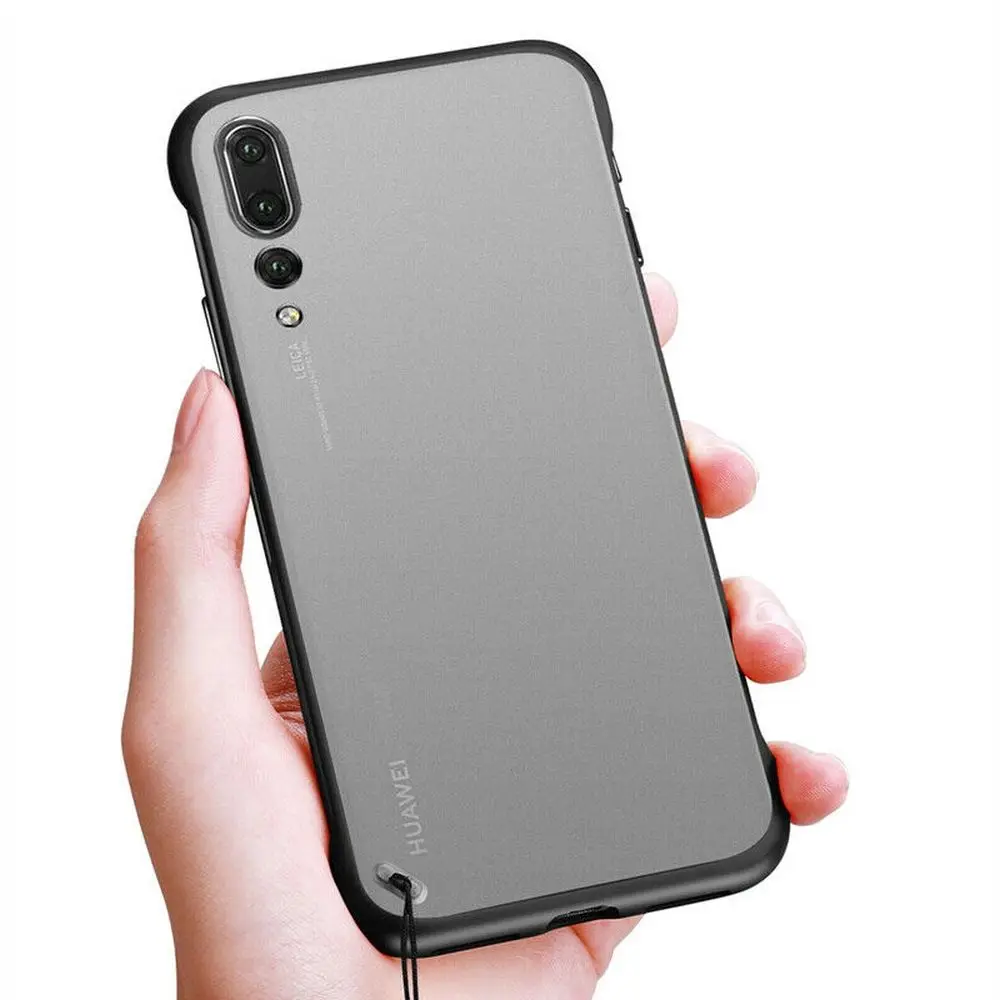 Чехол без оправы LAPOPNUT для HUAWEI Mate 20 Pro P20 P30 тонкий ударопрочный полупрозрачный