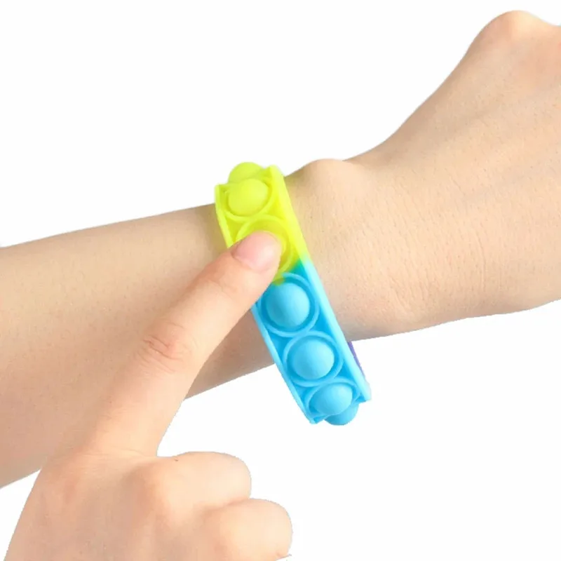 Nuevo Fidget Juguetes | Juguetes Fidget | Fidget juguetes brazalete sensorial empujar burbuja Simple Dimple pulsera descompresi&oacute;n Anti alivio del estr&eacute;s juguete ni&ntilde;os Gift2021-1