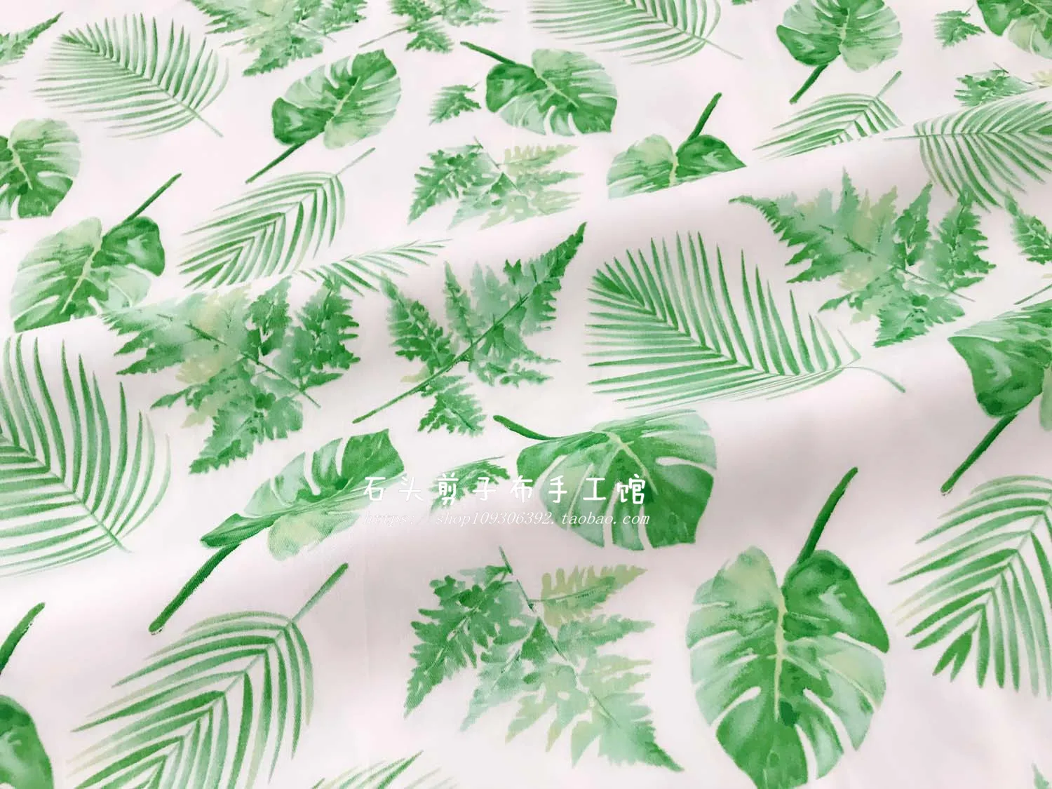 1 6 м шириной с принтом в виде листков растения натуральный хлопок печатных