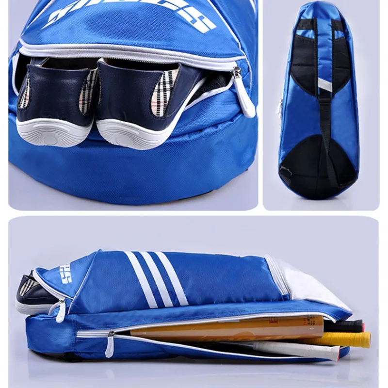 Large Tennis Bags for Women Men to Hold Tennis Badminton Squash Racquet Balls Accessories Sports Backpack With Shoes Storage
