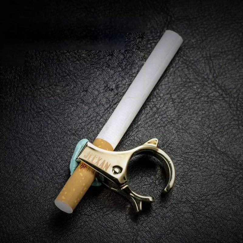 Новинка креативная металлическая подставка для сигарет в виде кольца держатель