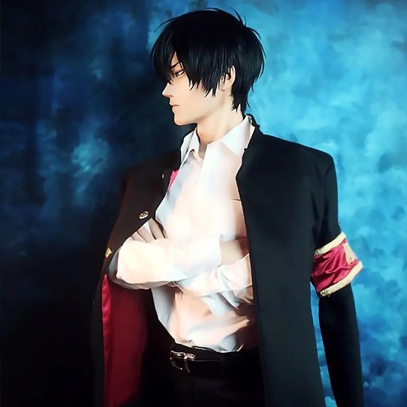 Аниме HITMAN REBORN Косплей Костюм кёя Хибари Мужская школьная форма для мальчиков