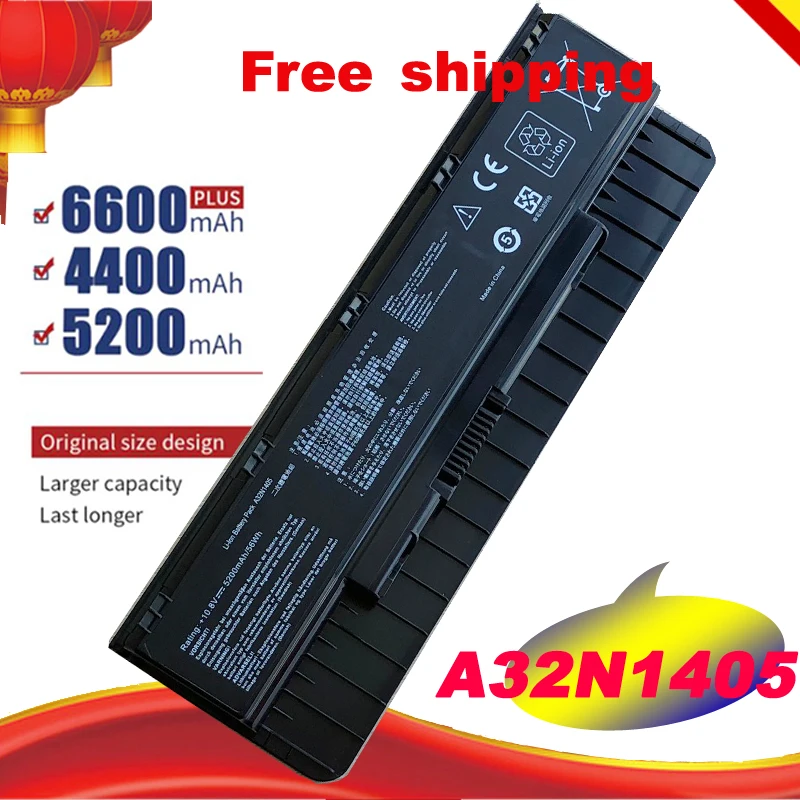 

HSW Laptop Battery A32LI9H A32N1405 A32N14O5 A32NI405 For Asus G551 G551J G551JK G551JM G58JM G771 G771J G771JK G771JM G771JW