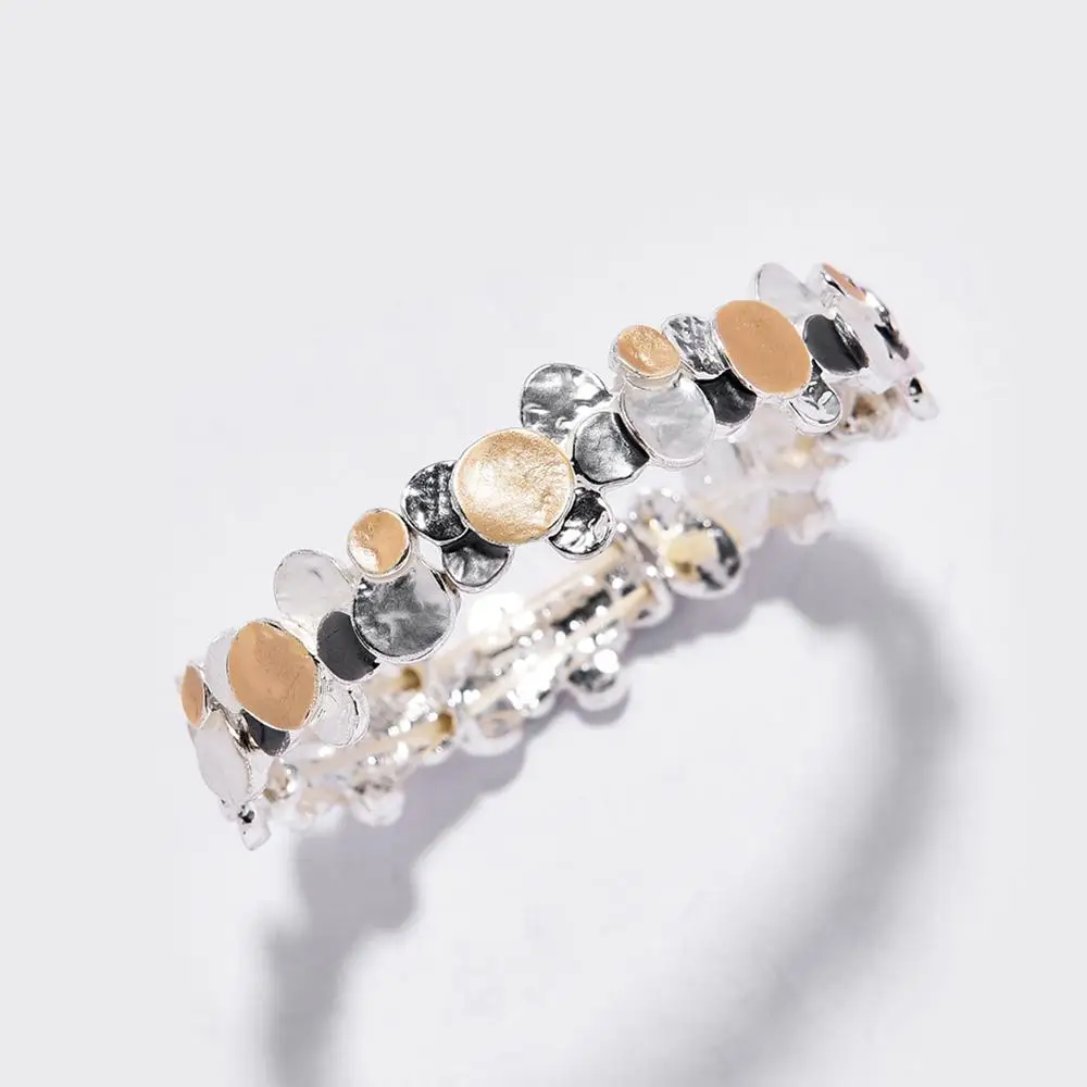 Женский браслет в форме ракушки регулируемый эластичный свадебные украшения