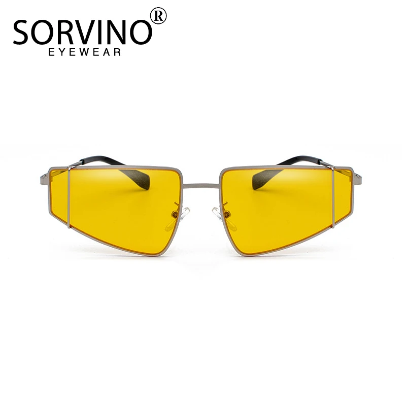 Мужские и женские солнцезащитные очки SORVINO в стиле ретро с треугольным кошачьим