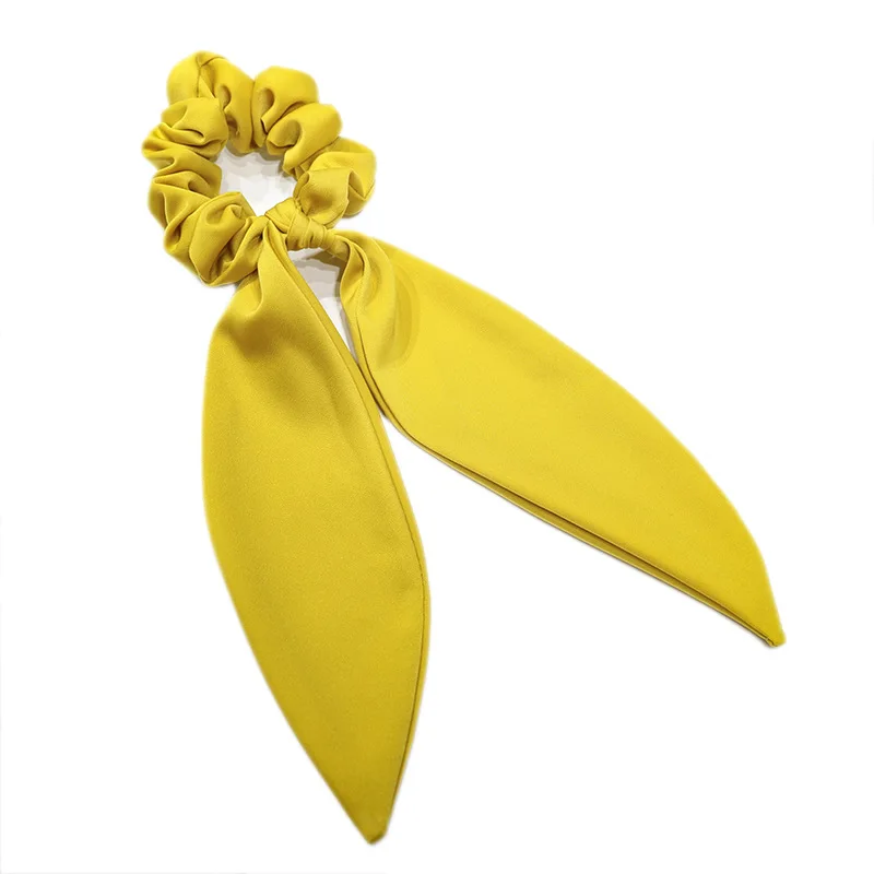 

2020 New Summer Hair Band Scrunchie Head Ropes Hair Ties Rings Soild Knots Wild Ponytail Hair Bands Rings Accessories Ladies