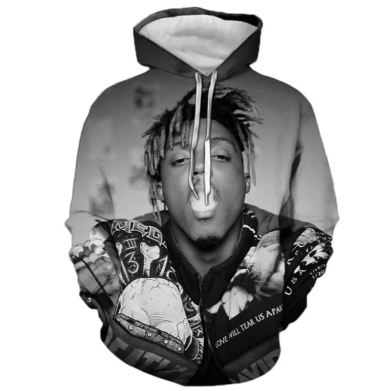 

Juice Wrld 3D Print Hoodie Men Cool Juice Wrld 999 Hoody Sweatshirt Casual Fashion Hooded