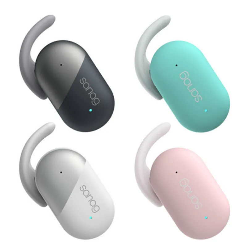 Наушники Sanag P5 с распознаванием отпечатков пальцев Bluetooth 5 0 TWS IPX56 бинауральные