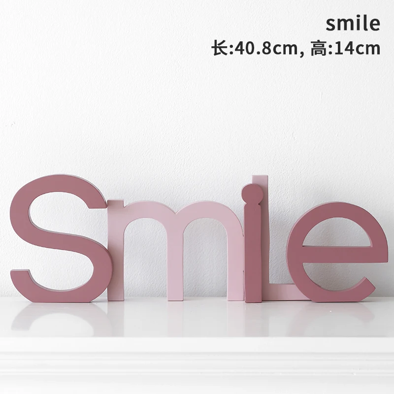 Большие деревянные украшения в скандинавском стиле Алфавит креативные личные