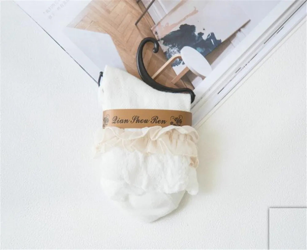 Носки женские кружевные хлопковые разных цветов B422 | Тематическая одежда и