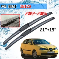 for seat ibiza 2002 2003 2004 2005 2006 hatchback sc st accessories car front windscreen wiper blades brushes cutter u j hook