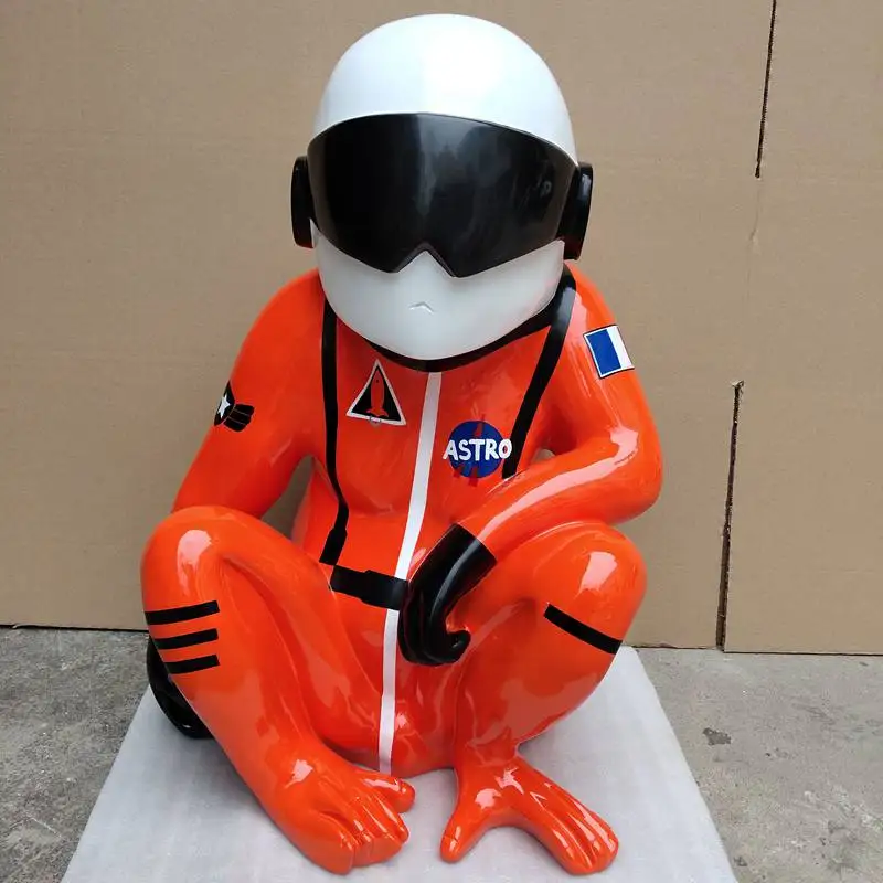 

Resin Cartoon Animal Sculpture Glasses Orangutan Ornaments Home Decor Art Figurines Shop Children's Room Decoration Statue C213