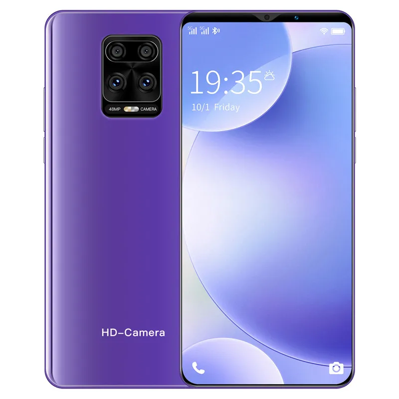 Новинка Мобильный телефон Note 9 Pro 6 1 дюйма 4800 аккумулятор 8 + 13 МП камера глобальная