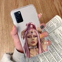 lady gaga singer chromatica phone case transparent for oppo a 3 5 33 7 8 52 9 11 32 53s f 9 11 realme x t 7 50 7 pro