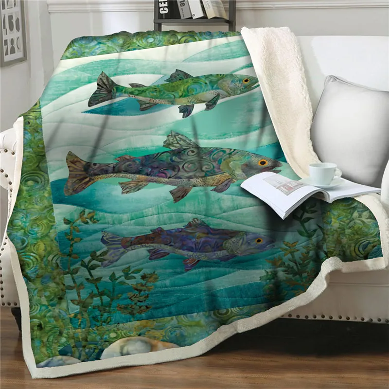 Великолепное одеяло в виде совы шерпа флисовое покрывало мягкое 3D Цветочный