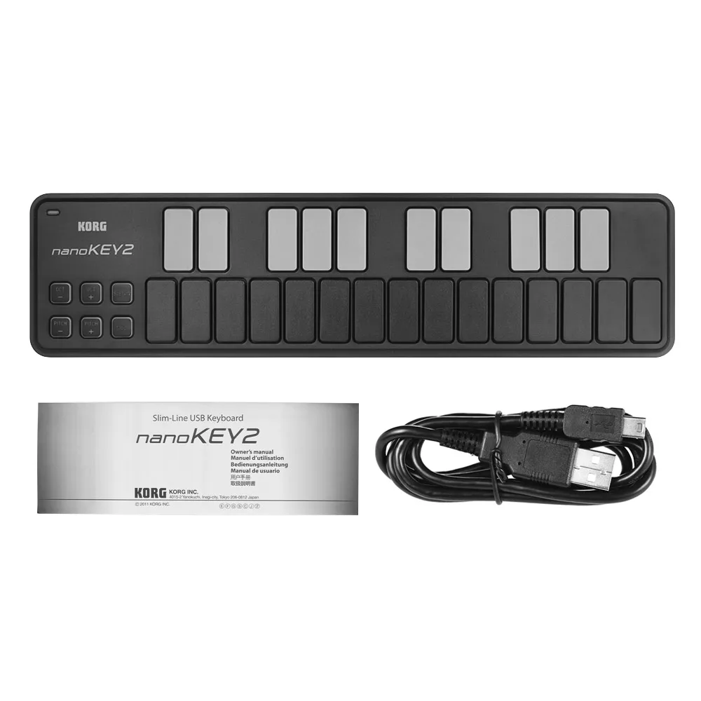Портативный USB MIDI-контроллер KORG тонкий линейный контроллер для MIDI-клавиатуры 25