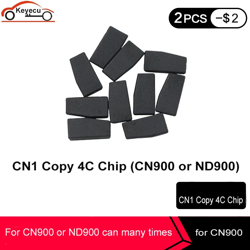

KEYECU 10 Pcs/lot CN1 Copy 4C Chip YS-01 Chip (Used for CN900 or ND900 device) can be used many times