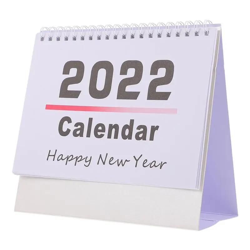 

1Pc Desktop 2022 English Calendars Paper Calendars Yearly Agenda Planner