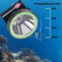 led diving headlamp bright 1000lm rechargeable outdoor headlight handheld flashlight underwater torch