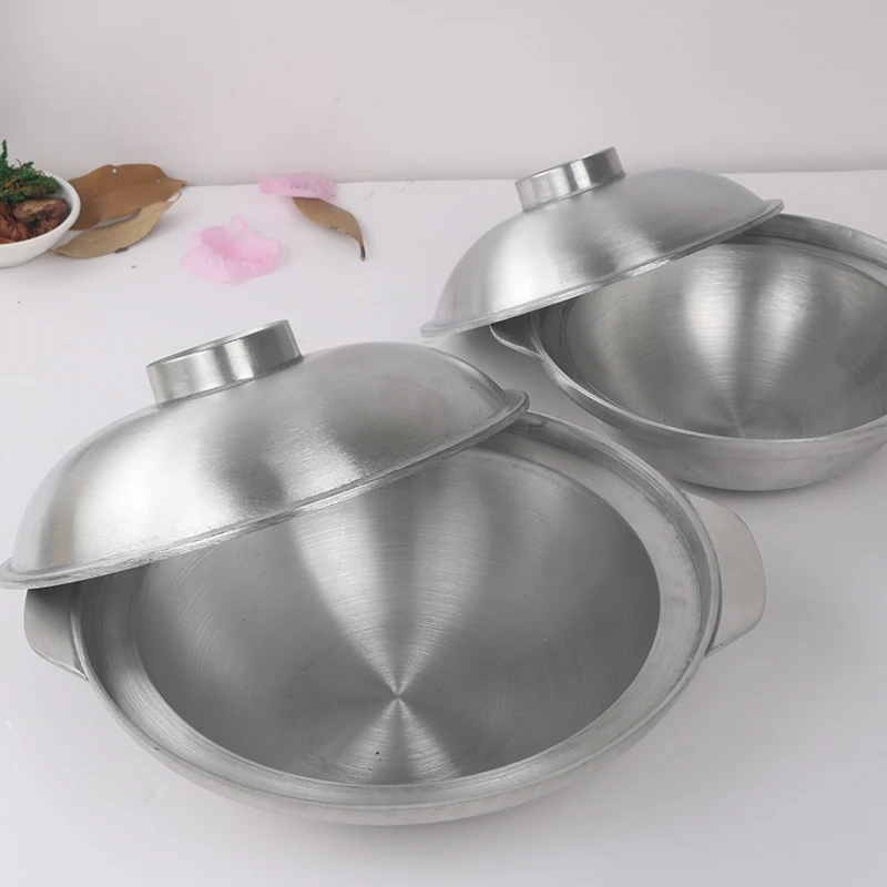 

Pot stewed chicken cooking pot non stick Japanese style chafing dish aluminum alloy open flame aluminum stew saucepot casseroles