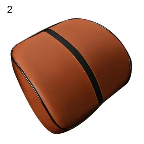 Brown Lumbar Support Подголовник и поясничная поддержка для автомобиля пены памяти путешествия удобные шеи подголовник подушка поясничная поддержка подушка сиденья s - Название цвета: Brown Lumbar Support