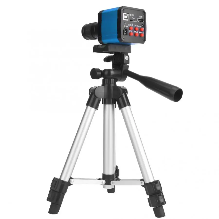 37MP промышленный микроскоп камера 40LED 120X объектив с кронштейном для штатива 100 240