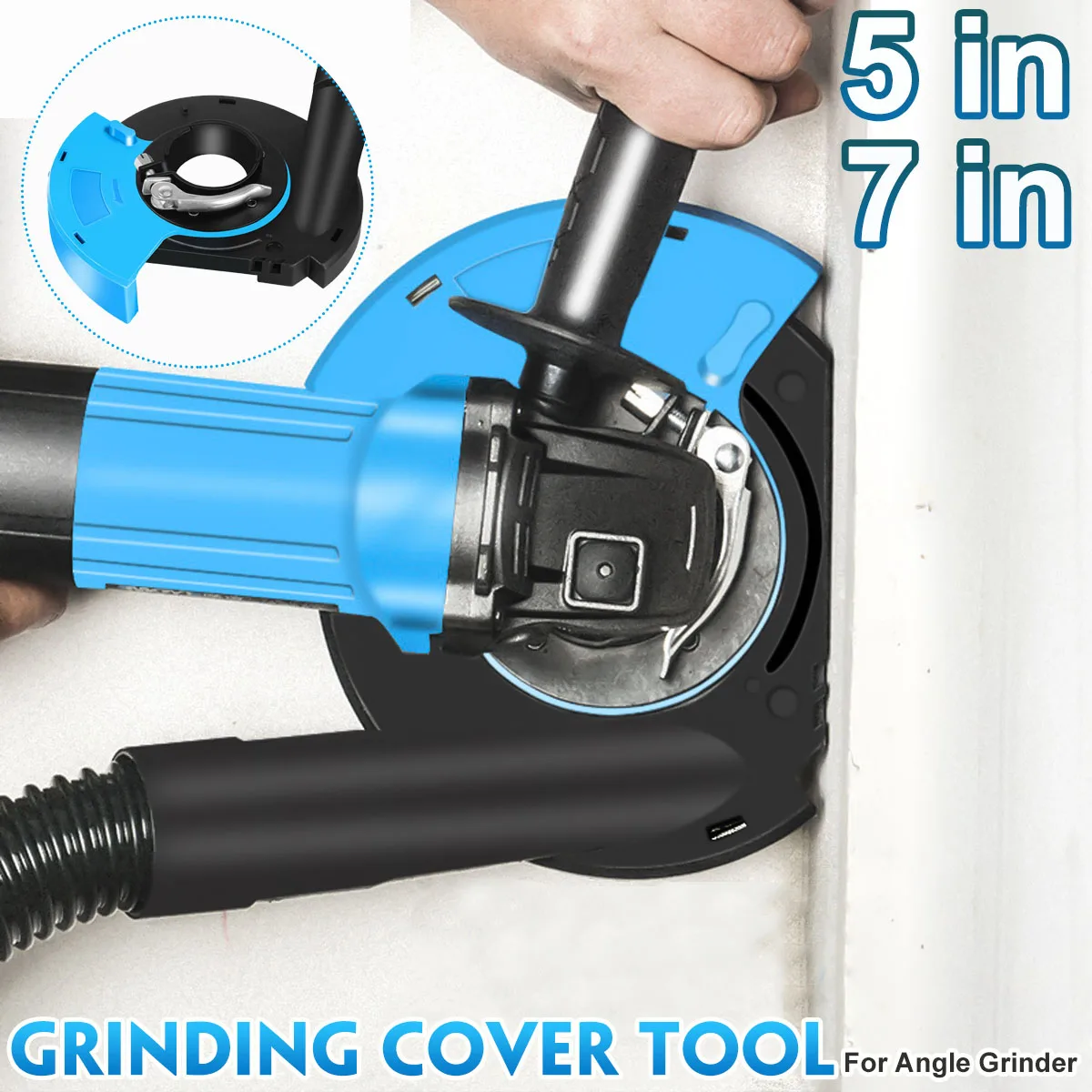 

5/7 Inch Universal Dust Shroud Grinding Cover For 100/125/185mm Angle Grinder Stone Concrete Grinding Machine Disc Grinder Tool