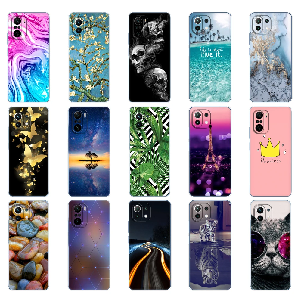 For xiaomi Mi 11 / Mi 11 Lite 5G NE 4G / Mi 11i / Mi 11 Ultra Case Back Phone Cover For Xiomi Mi11Lite Protective Coque Bumper