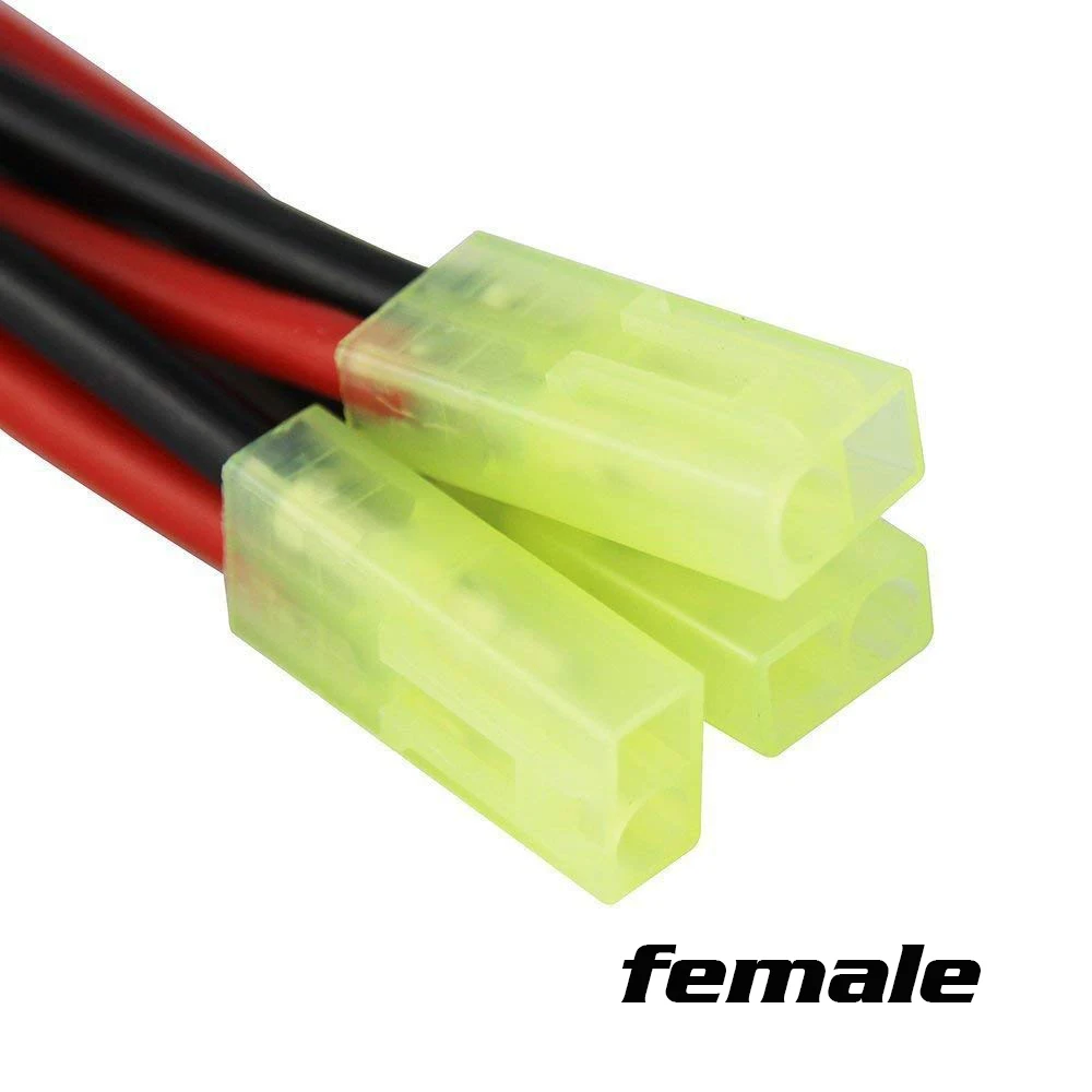 2 шт. силиконовые соединители для батарей Mini Tamiya Lipo 14awg 100 мм|lipo battery connector|silicone