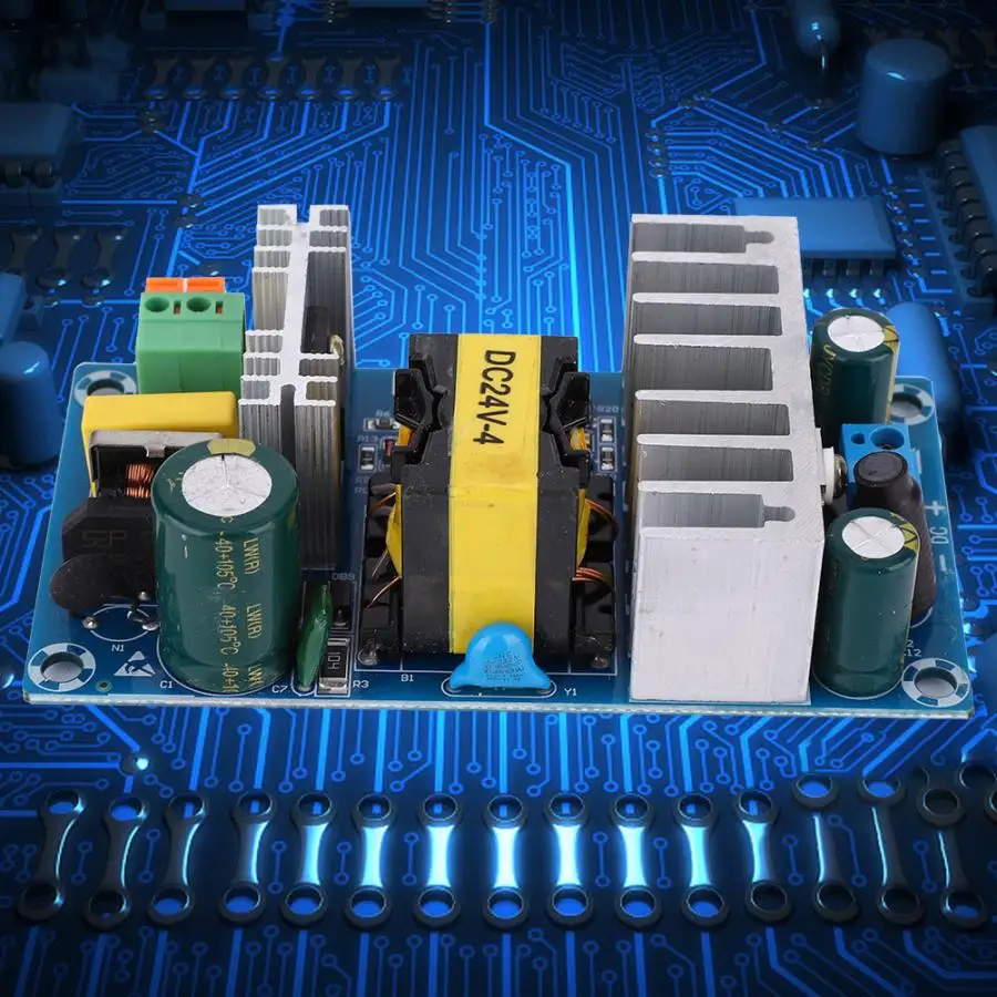 AC DC модуль питания коммутация плата преобразования 85 ~ 265VAC к 24VDC|Регуляторы