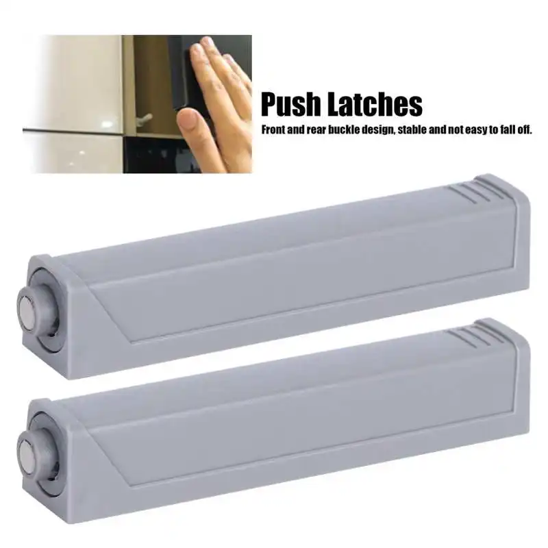 2 комплекта Магнитный пуш ап Защёлки ящик демпфер двери нажмите чтобы открыть