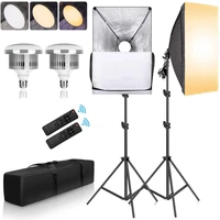 50x70cm softbox light kit professional continuous light photo studio equipment photography accessories for camara video selfie