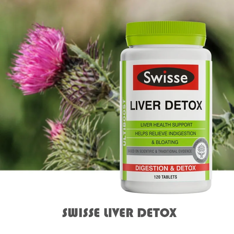 Australia Swisse Liver Detox 120Tablets Antioxidant Support Detoxification Function Indigestion Bloating Cramping Relief |