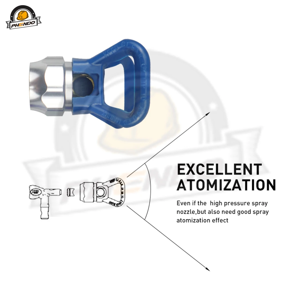 Насадка для аэрографа PHENDO безвоздушный Краскораспылитель серии 1-6 синий