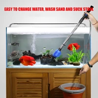 sand washer cleaner aquarium fish tank automatic electric powerful cleaning pump water changer siphon suction filter accessories