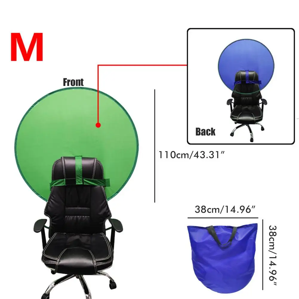 110*110 см/75*75 см зеленый Экран Подставки для фотографий Портативный хромакей