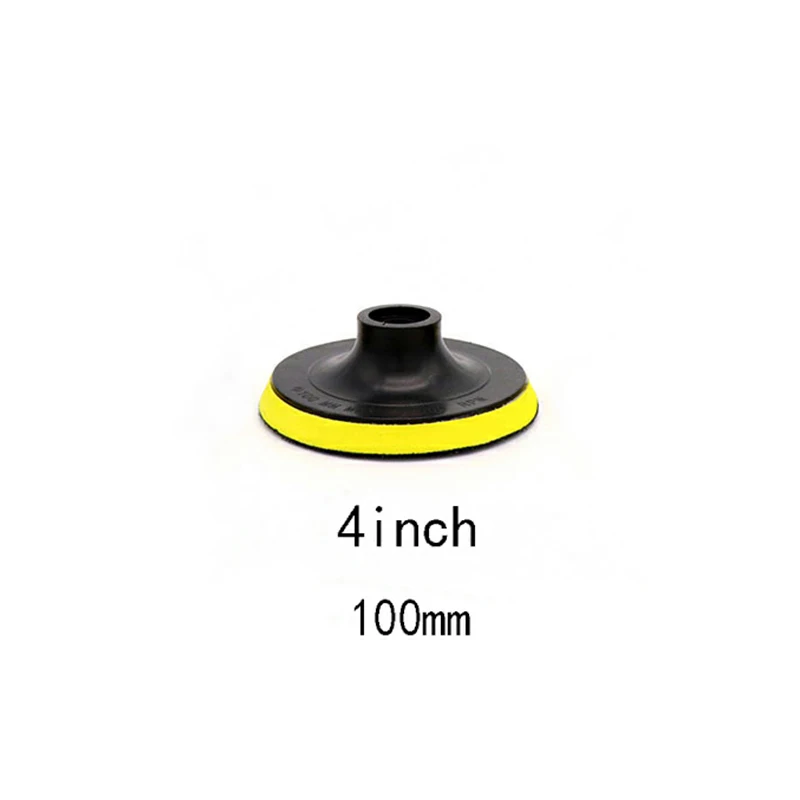 4inch M10 Самоклеящаяся полировальная Подушка " /4"/" /6" Шлифовальная бумага присоска Полировочный диск для электрического шлифовщик полировщик инструменты - Цвет: 4inch M10