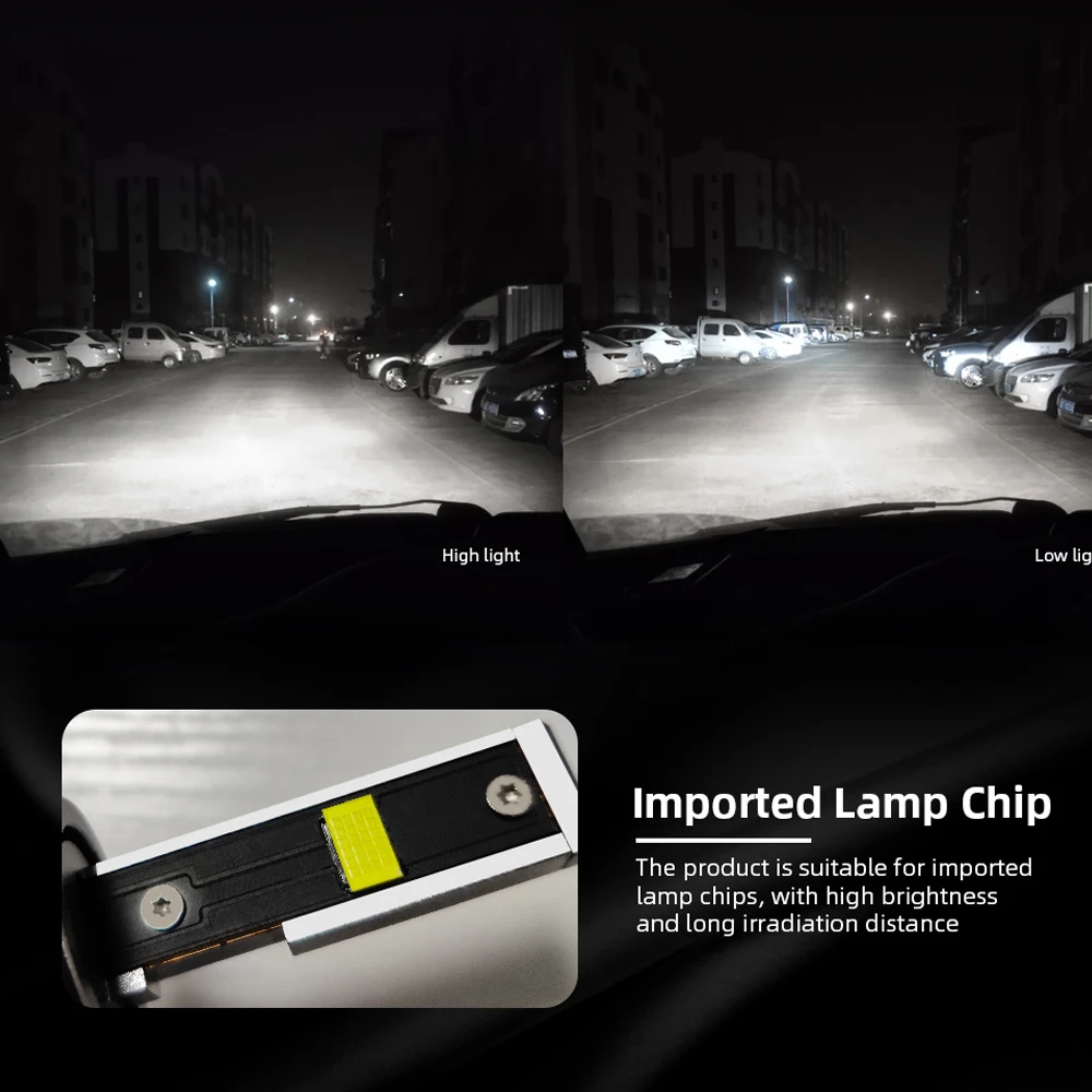 CROSSFOX Auto 35W D2S D1S LED D3S D4S Canbus Lights 1:1 12V 6000K Car Headlight Bulbs Conversion Kit Replacement OEM Xenon Lamp on - Комплект для замены ксеноновых ламп на автомобиле CROSSFOX Auto 35W D2S D1S LED D3S D4S Canbus Lights 1:1 12V 6000K.