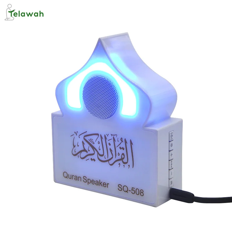 

Telawah Muslim Wireless Quran Speaker Bluetooth Remote Control Night Light Touch Lamp Islamic Azan Clock Music Box Coran Speaker