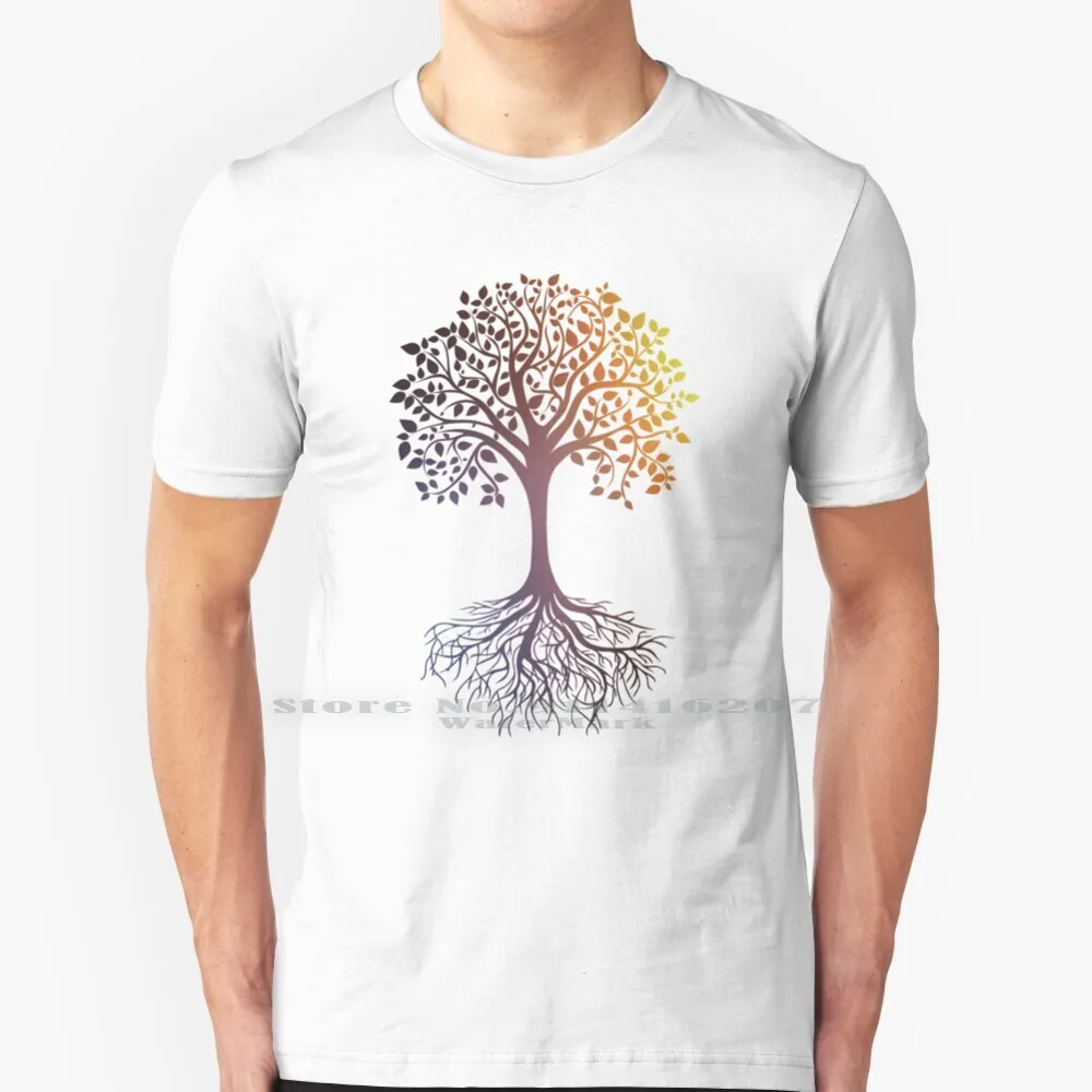 

Minimalist Tree V3 T Shirt 100% Pure Cotton Nature Symbol Logo Tree Of Life Tree Wild Life Retro Vintage Cute Colors Colorful