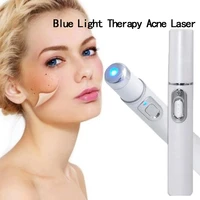 blue light therapy laser pen acne soft scar pimple wrinkle removal treatment device facial skin beauty care device tool